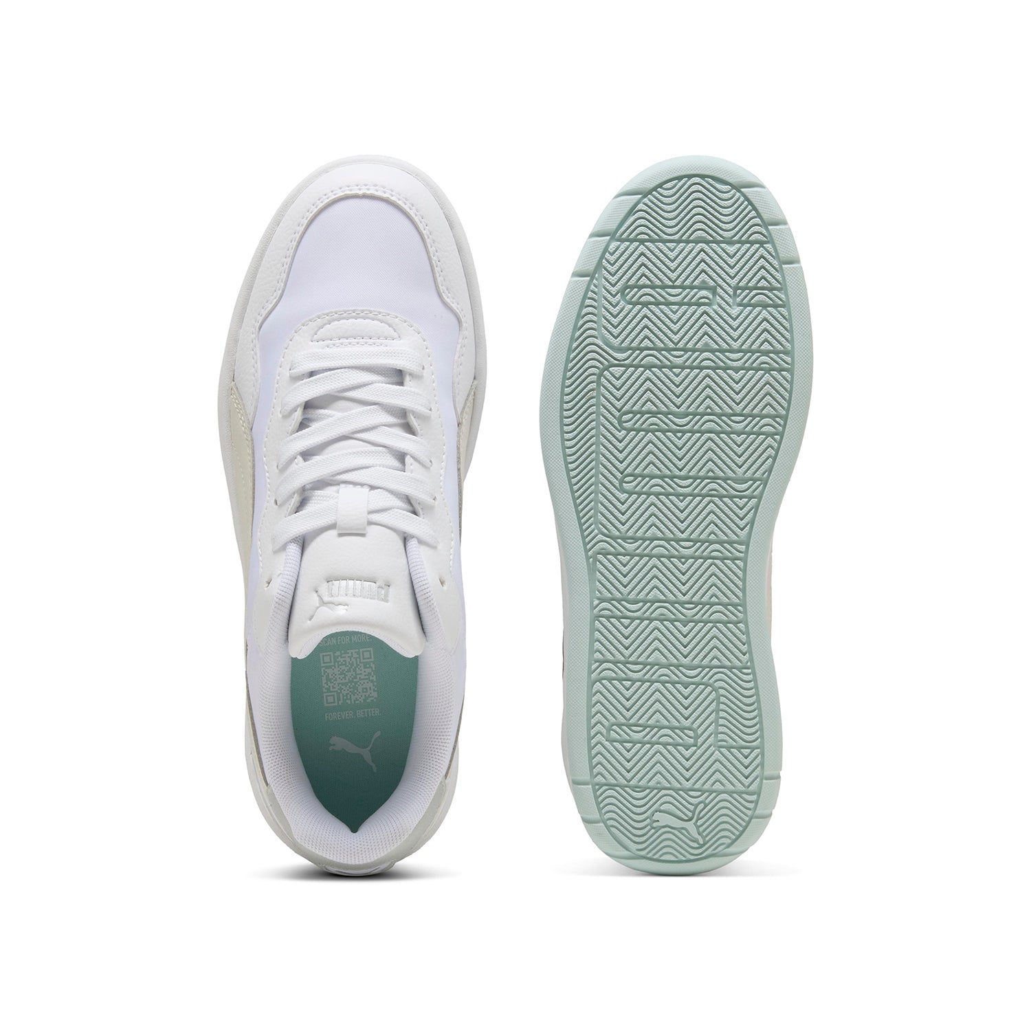 Zapatillas Urbano Mujer Puma Court Lally Skye Aqua Metallics Zapatillas Urbano Mujer Puma Court Lally Skye Aqua Metallics