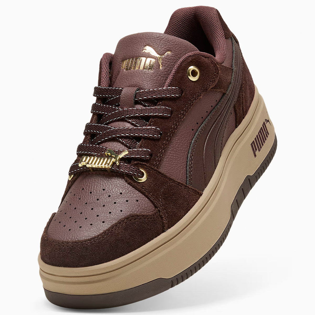 Zapatillas Puma Mujer Rebound Femme Low Luxe SD Marron Zapatillas Puma Mujer Rebound Femme Low Luxe SD Marron