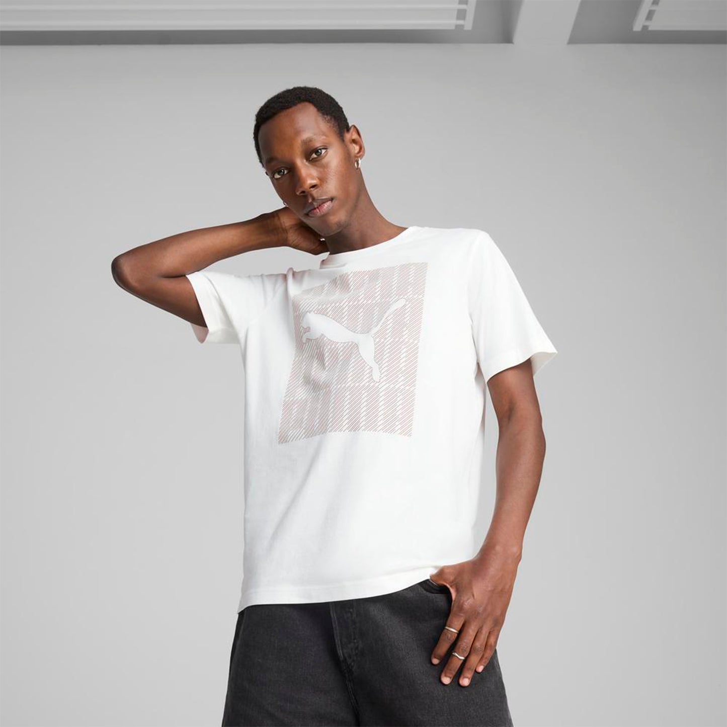 Polo Urbano Hombre Puma Graphics Puma Wording Tee Polo Urbano Hombre Puma Graphics Puma Wording Tee