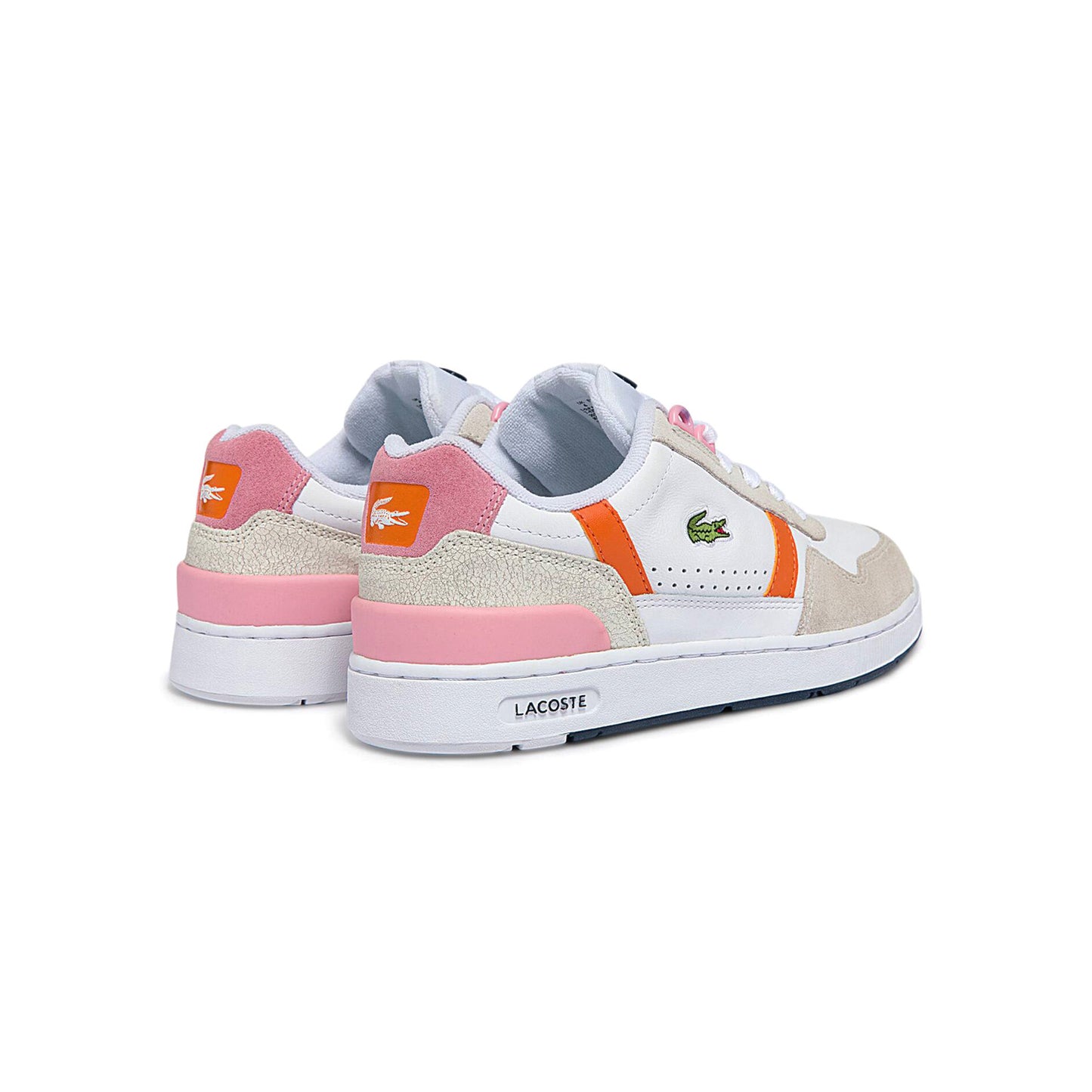 Zapatillas Urbanas Mujer Lacoste 743Sfa00411T2 Fa Wht/Lt Org