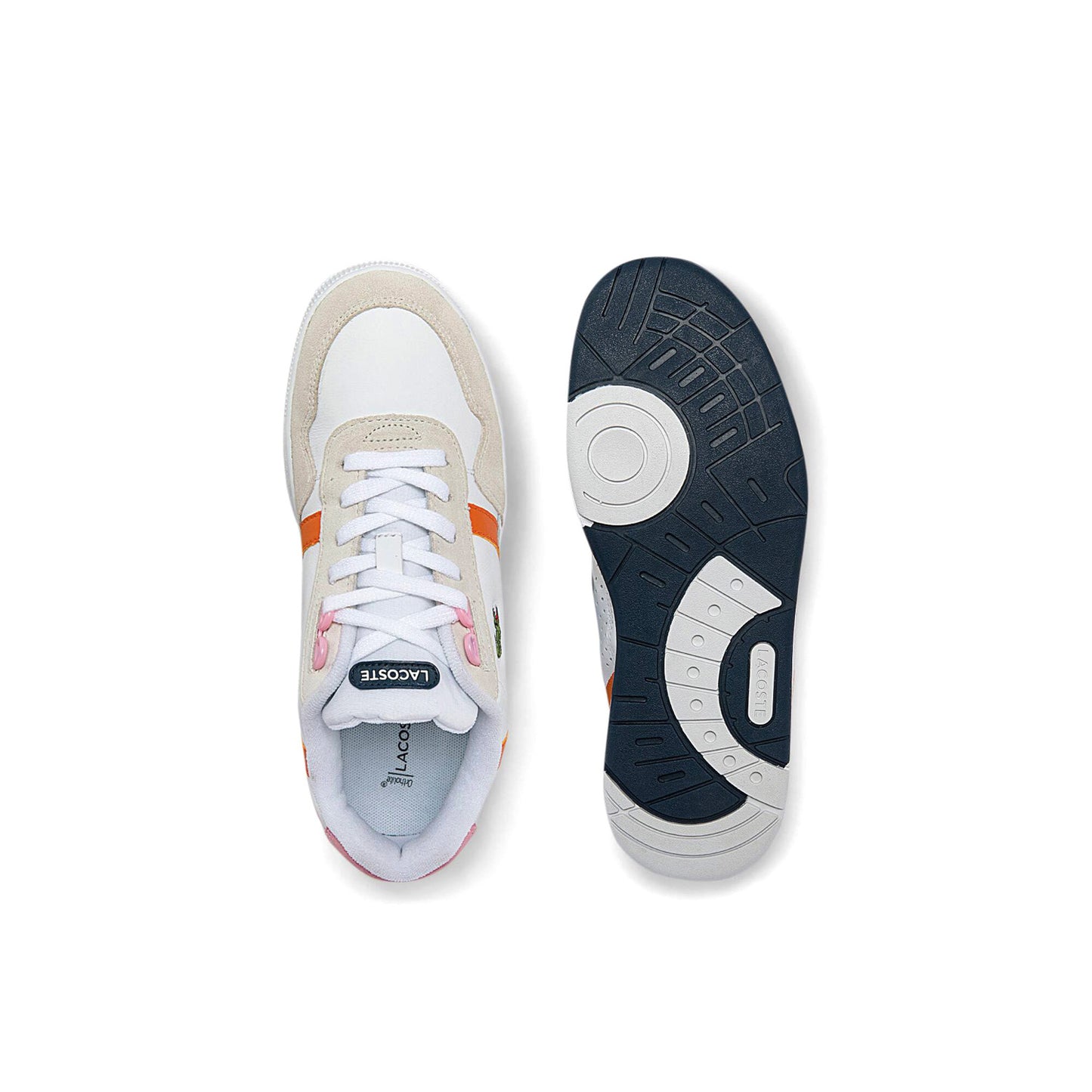 Zapatillas Urbanas Mujer Lacoste 743Sfa00411T2 Fa Wht/Lt Org