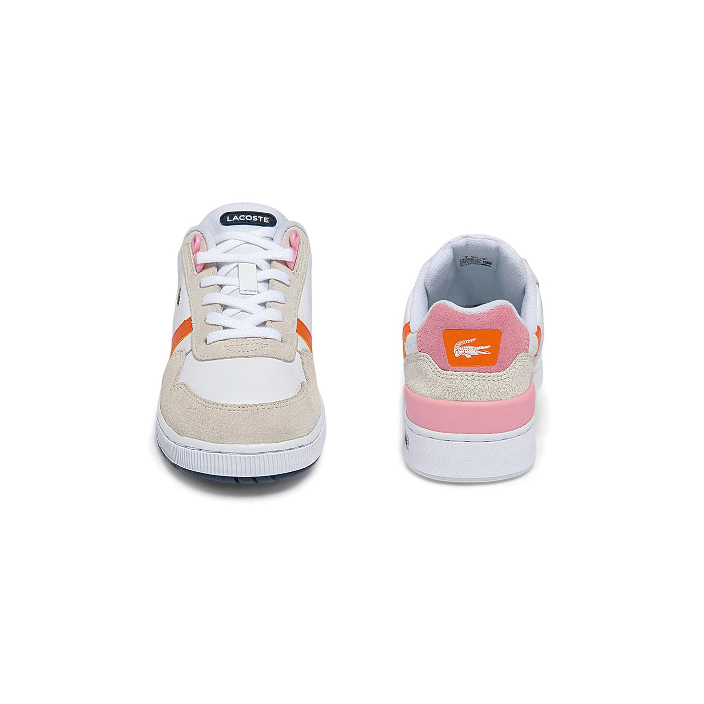 Zapatillas Urbanas Mujer Lacoste 743Sfa00411T2 Fa Wht/Lt Org