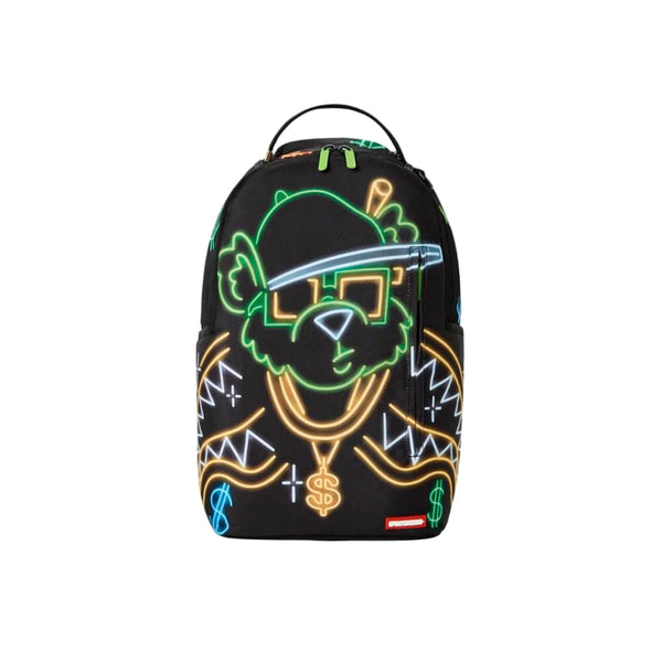 Mochila Urbano Unisex Sprayground Mochila Neon Money Bear Mochila Urbano Unisex Sprayground Mochila Neon Money Bear