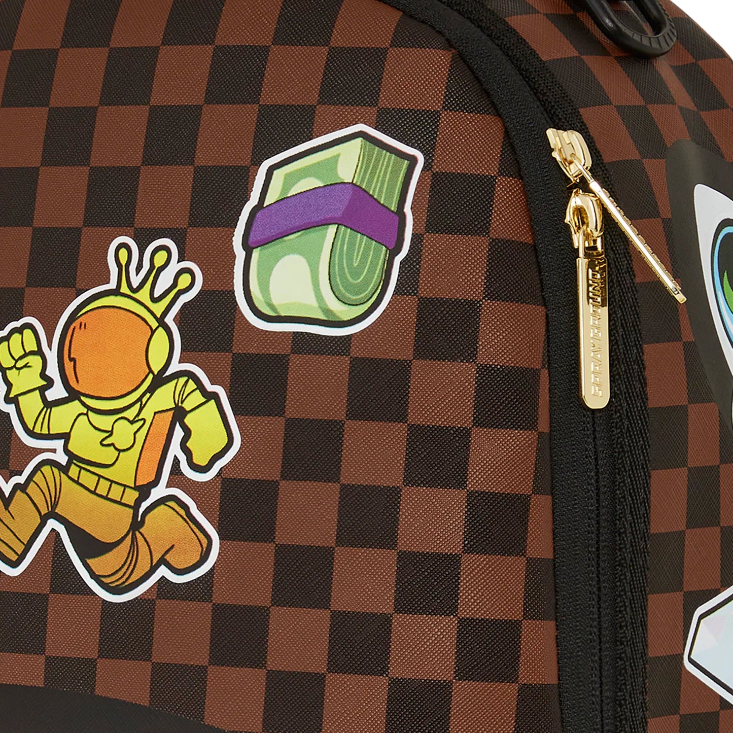 Mochila Urbano Unisex Sprayground Dlxsv Sticker Campaign Mochila Urbano Unisex Sprayground Dlxsv Sticker Campaign