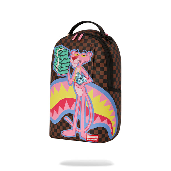 Mochila Sprayground Pink Panther Holding Money Stack Dlxsv Mochila Sprayground Pink Panther Holding Money Stack Dlxsv