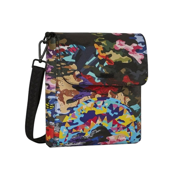 Bolso Urbano Unisex Sprayground Bolso Cruzado Sliced And Diced Camo Bolso Urbano Unisex Sprayground Bolso Cruzado Sliced And Diced Camo