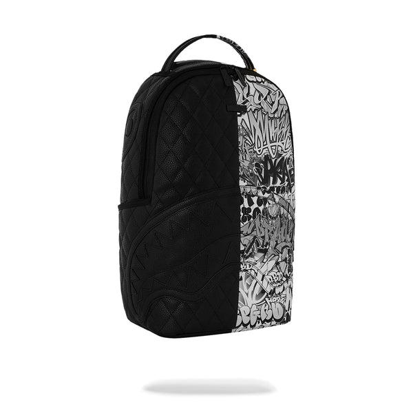 Mochila Urbano Unisex Sprayground Mochila Dlxsv Half Graff Quilted Mochila Urbano Unisex Sprayground Mochila Dlxsv Half Graff Quilted