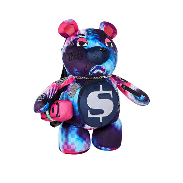 Mochila Urbano Unisex Sprayground Mochila Teddy Bear Tye Check Mochila Urbano Unisex Sprayground Mochila Teddy Bear Tye Check