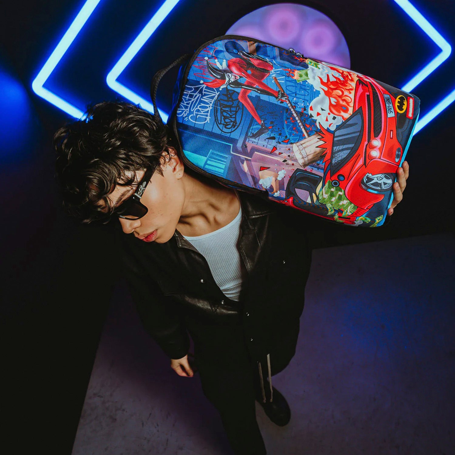 Mochila Urbano Unisex Sprayground Dc Harley Car Smash Dlxsr Mochila Urbano Unisex Sprayground Dc Harley Car Smash Dlxsr