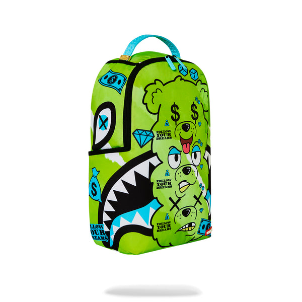 Mochila Urbano Unisex Sprayground Mochila Triple Bear Green Dlxsr Mochila Urbano Unisex Sprayground Mochila Triple Bear Green Dlxsr