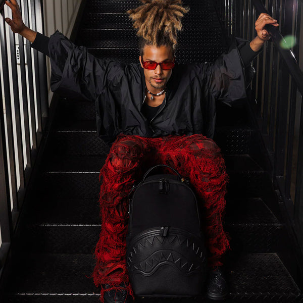 Mochila Urbano Unisex Sprayground Shark Pocket Canavas Mochila Urbano Unisex Sprayground Shark Pocket Canavas