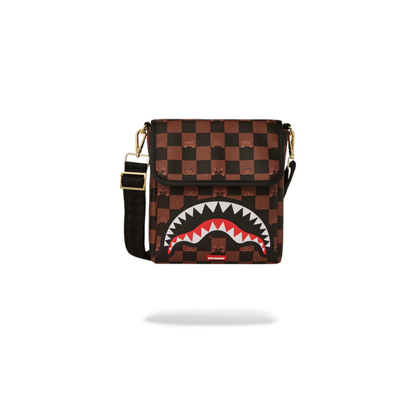 Bolso Urbano Unisex Sprayground Bolso Cruzado Ancho Peeking Character Check Bolso Urbano Unisex Sprayground Bolso Cruzado Ancho Peeking Character Check