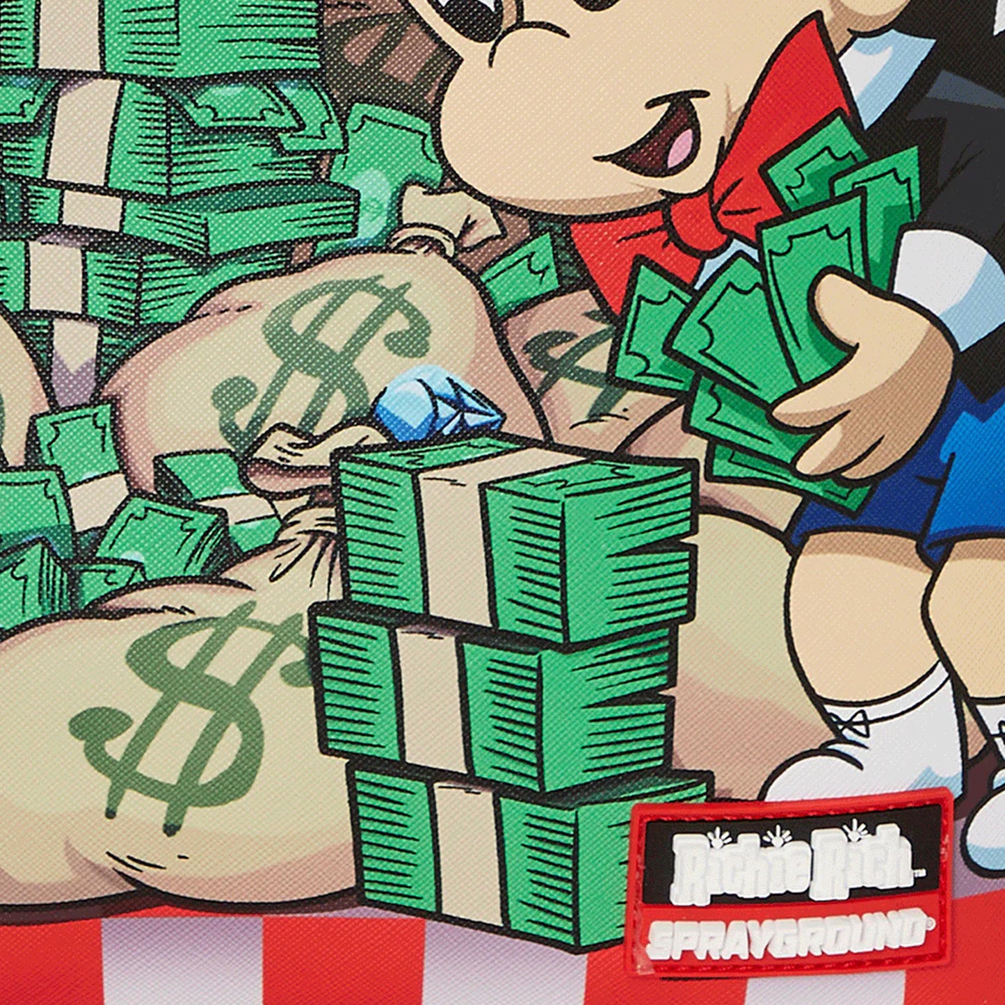 Mochila Urbano Unisex Sprayground Dlxsv Richie Rich And Dog Money Reveal Mochila Urbano Unisex Sprayground Dlxsv Richie Rich And Dog Money Reveal