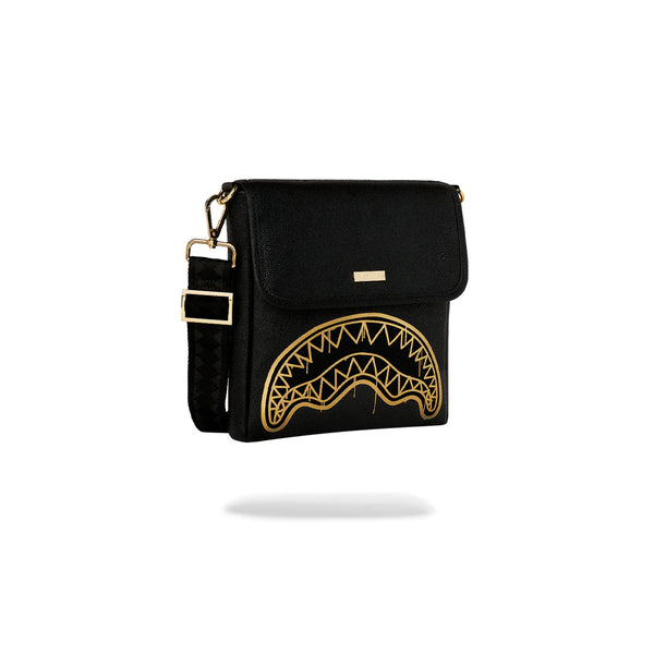 Bolso Urbano Unisex Sprayground Bolso Cruzado Ancho That Gold Drap Bolso Urbano Unisex Sprayground Bolso Cruzado Ancho That Gold Drap