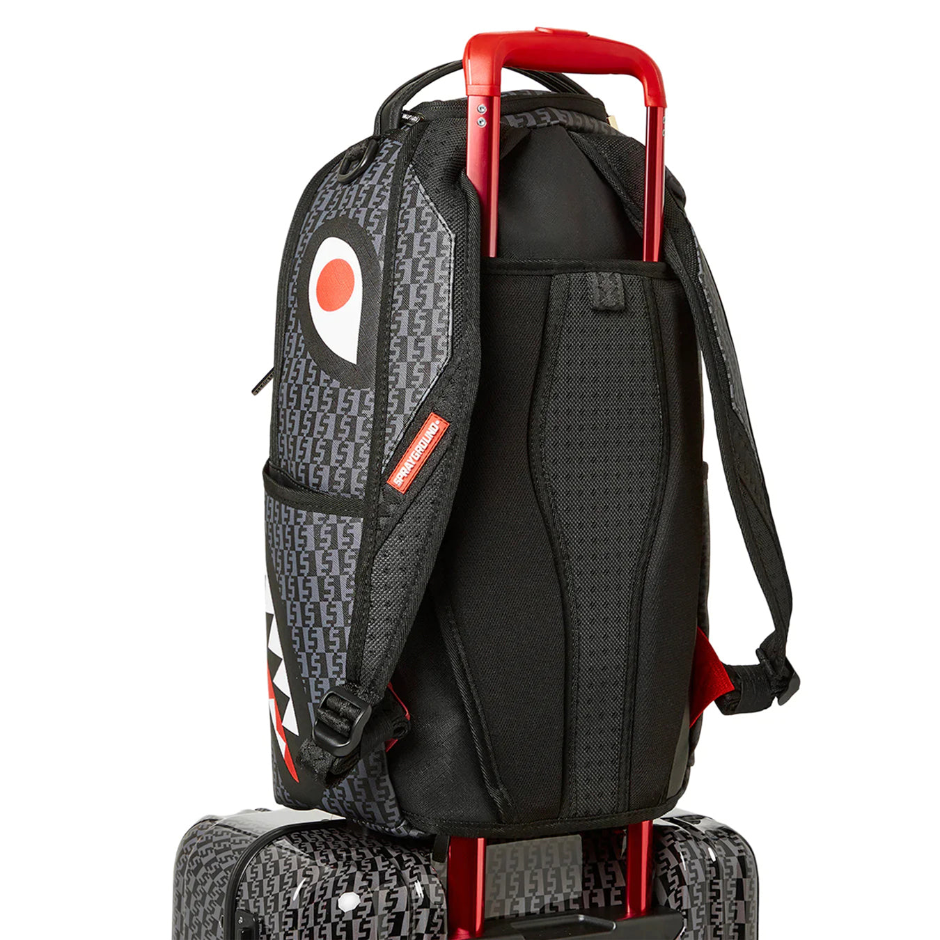 Maletin Urbano Hombre Sprayground Money Check Grey Hard Shell
