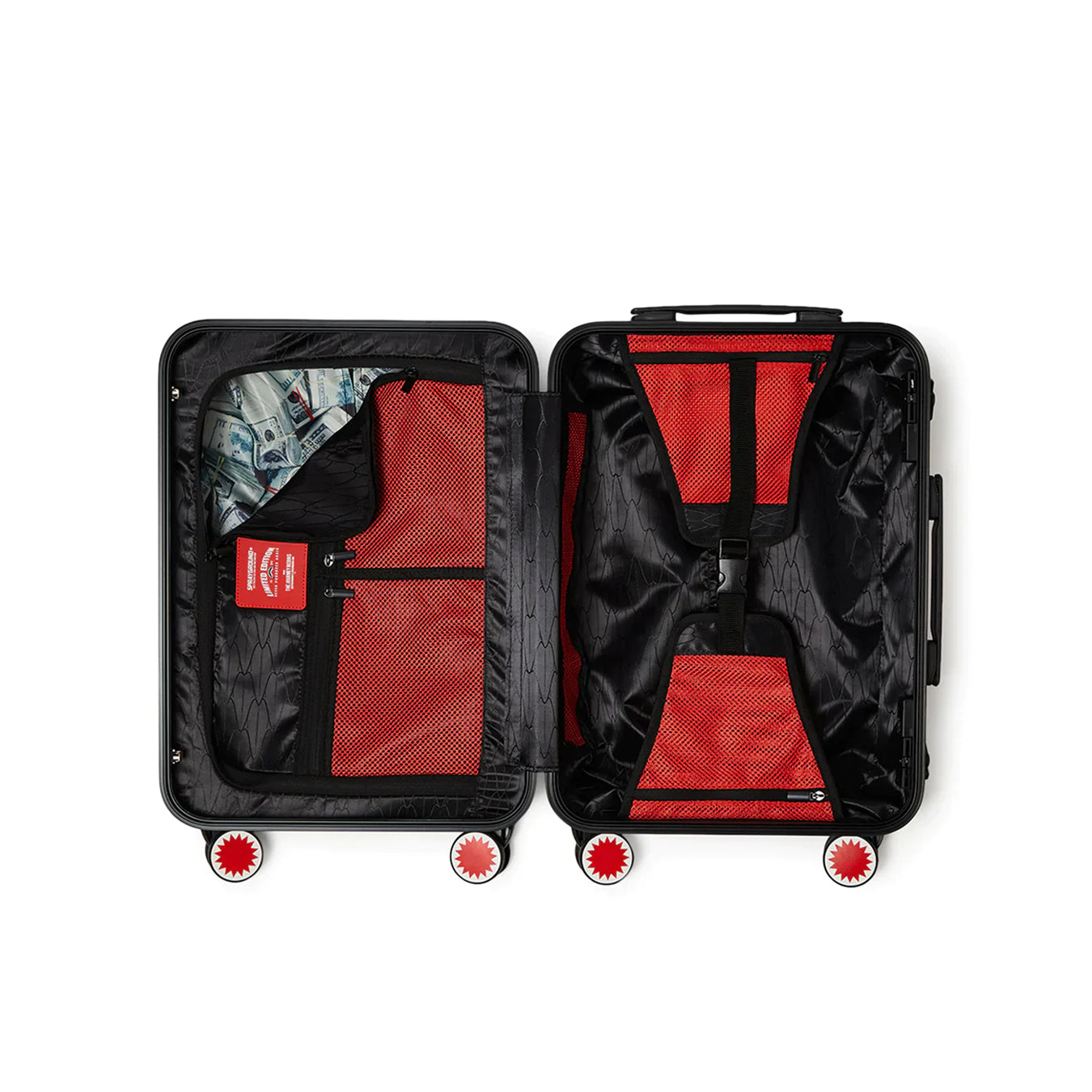 Maletin Urbano Hombre Sprayground Money Check Grey Hard Shell