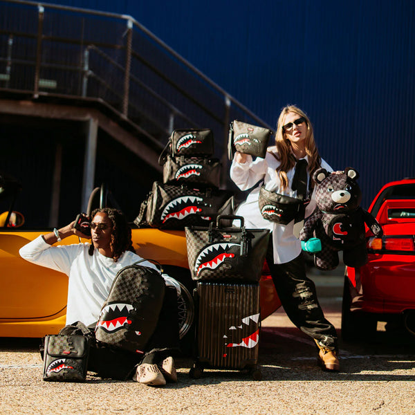Billetera Urbano Unisex Sprayground Billetera Unfinished Shark Billetera Urbano Unisex Sprayground Billetera Unfinished Shark