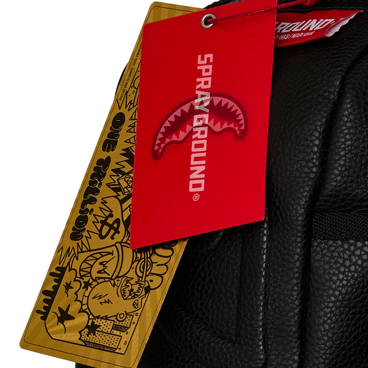 Mochila Sprayground Sample Room Shark Negro Mochila Sprayground Sample Room Shark Negro
