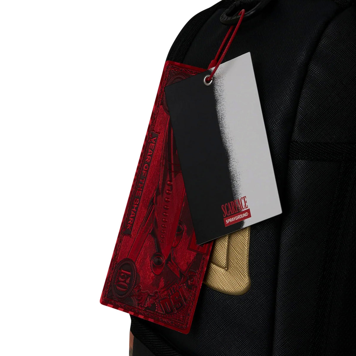 Mochila Urbano Unisex Sprayground Scarface Gold Embossed Mochila Urbano Unisex Sprayground Scarface Gold Embossed