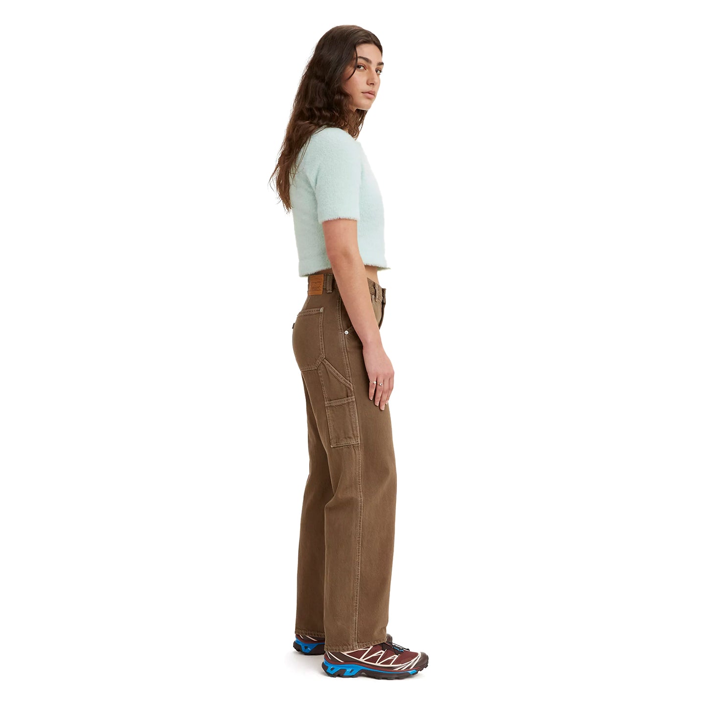 Pantalón Urbano Mujer Levis Dad Utility Z5820 Brown Garment Dye Pantalón Urbano Mujer Levis Dad Utility Z5820 Brown Garment Dye