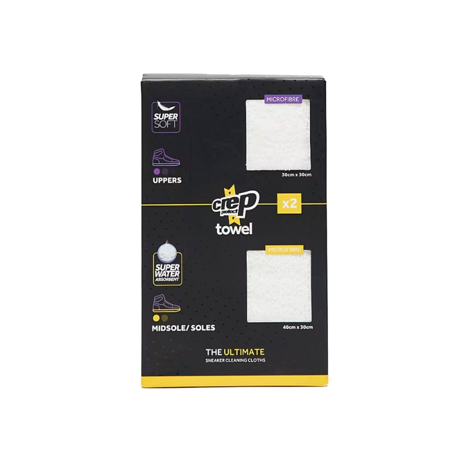 Accesorios Limpieza Unisex Crep Pack X 2 Toallas De Microfibra Accesorios Limpieza Unisex Crep Pack X 2 Toallas De Microfibra