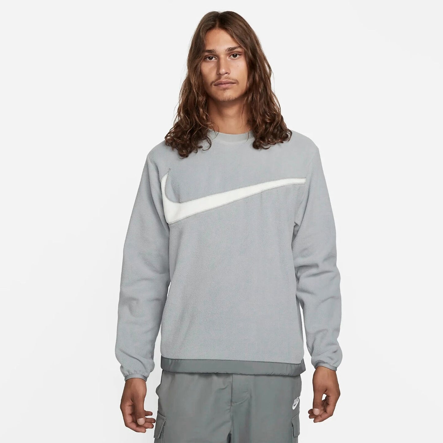 Polera Urbano Hombre Nike Club+ Flc Crew Wntr