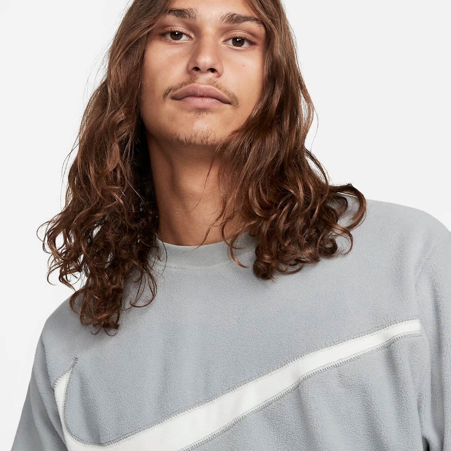 Polera Urbano Hombre Nike Club+ Flc Crew Wntr