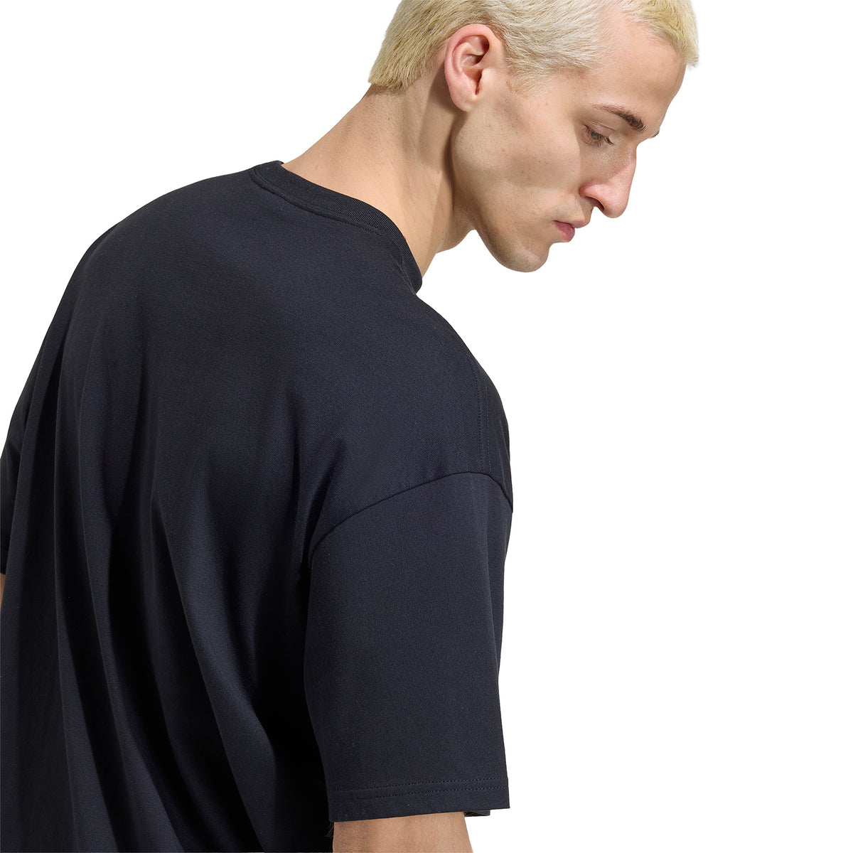 Polo Adidas Hombre Trefoil Essentials Loose Dropped Shoulder Negro Polo Adidas Hombre Trefoil Essentials Loose Dropped Shoulder Negro