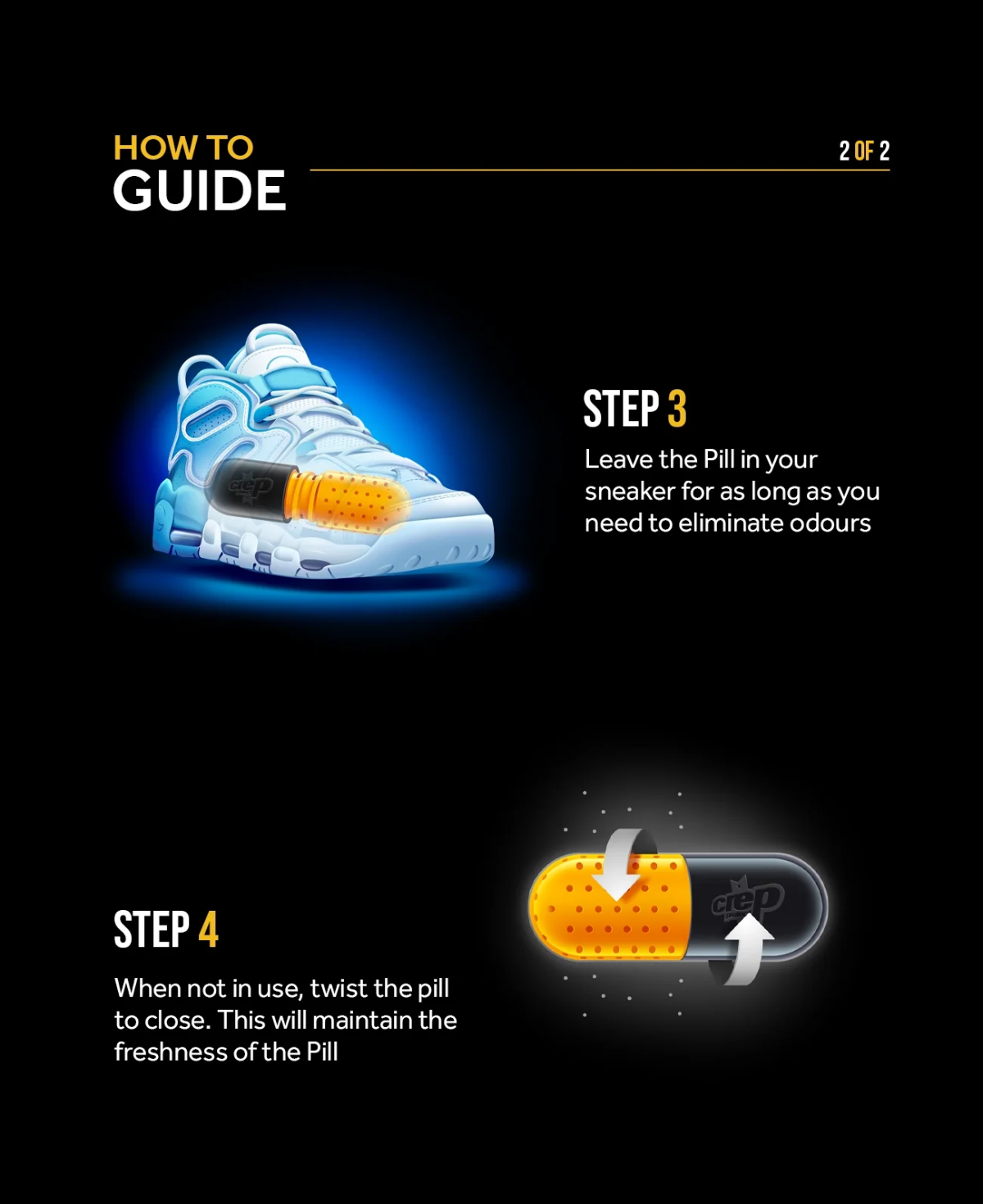 Crep Protect Píldoras para el olor