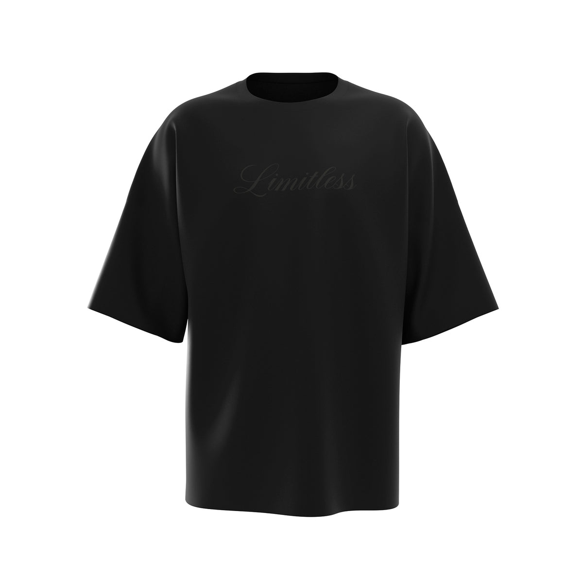 Polo Urbano Unisex Limitless T-Shirt Basic Black color Negro - código 2401