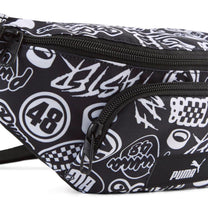 Canguro Puma Junior Academy AOP Waist Bag Negro