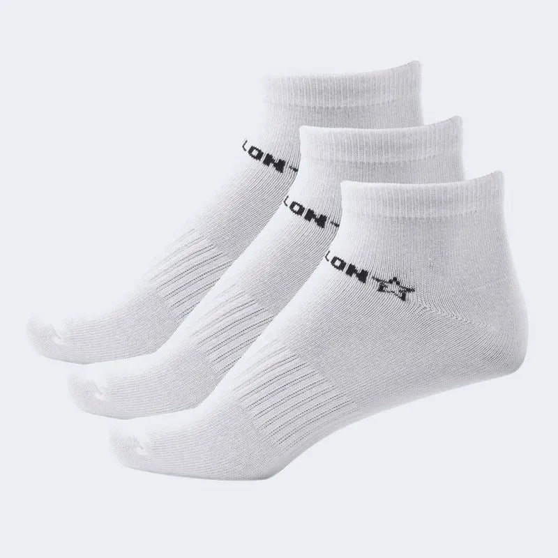 Medias Urbano Hombre Triathlon Tripack Full Blanco