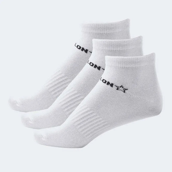 Medias Urbano Hombre Triathlon Tripack Full Blanco