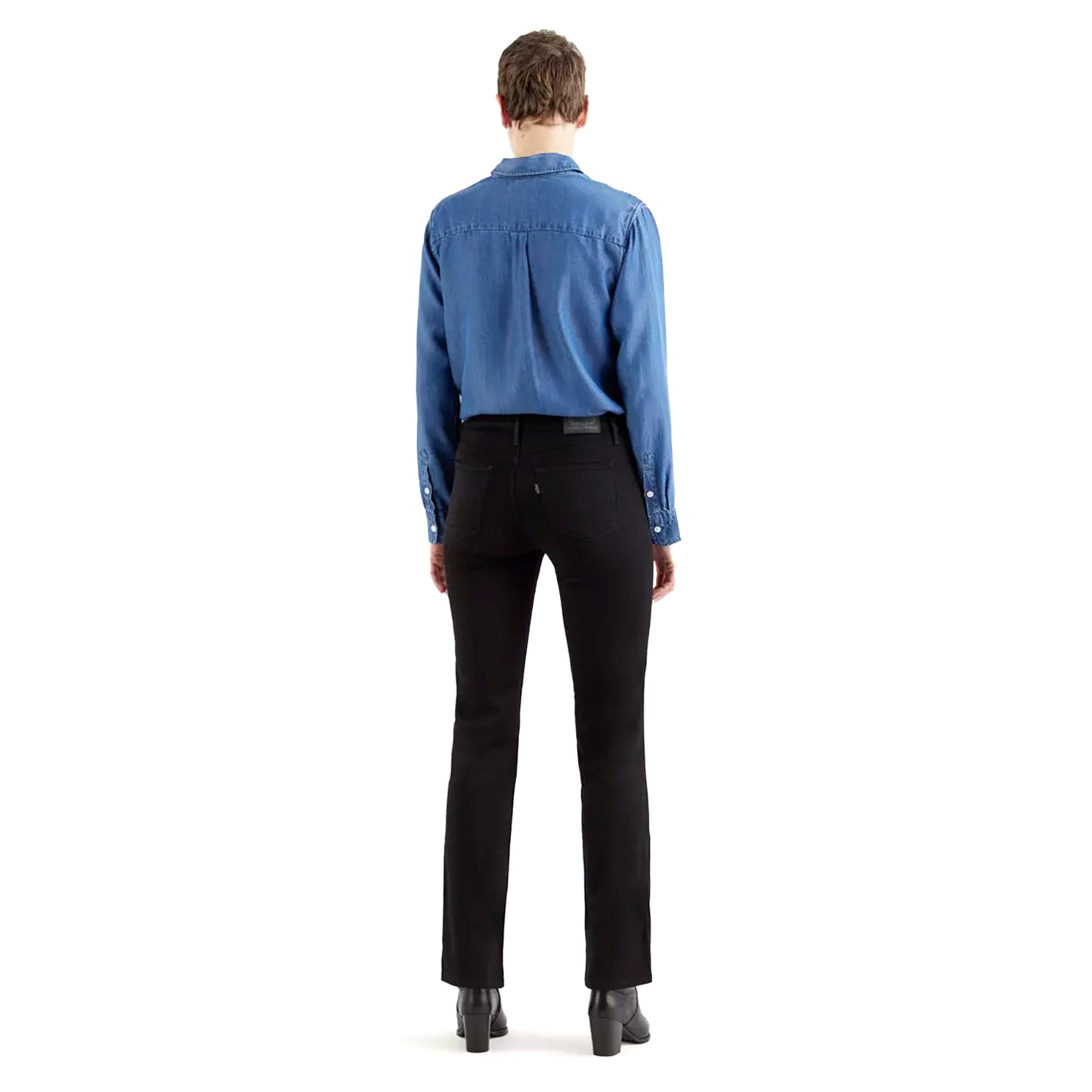 Jeans Urbano Mujer Levis 314 Shaping Straight Soft Black