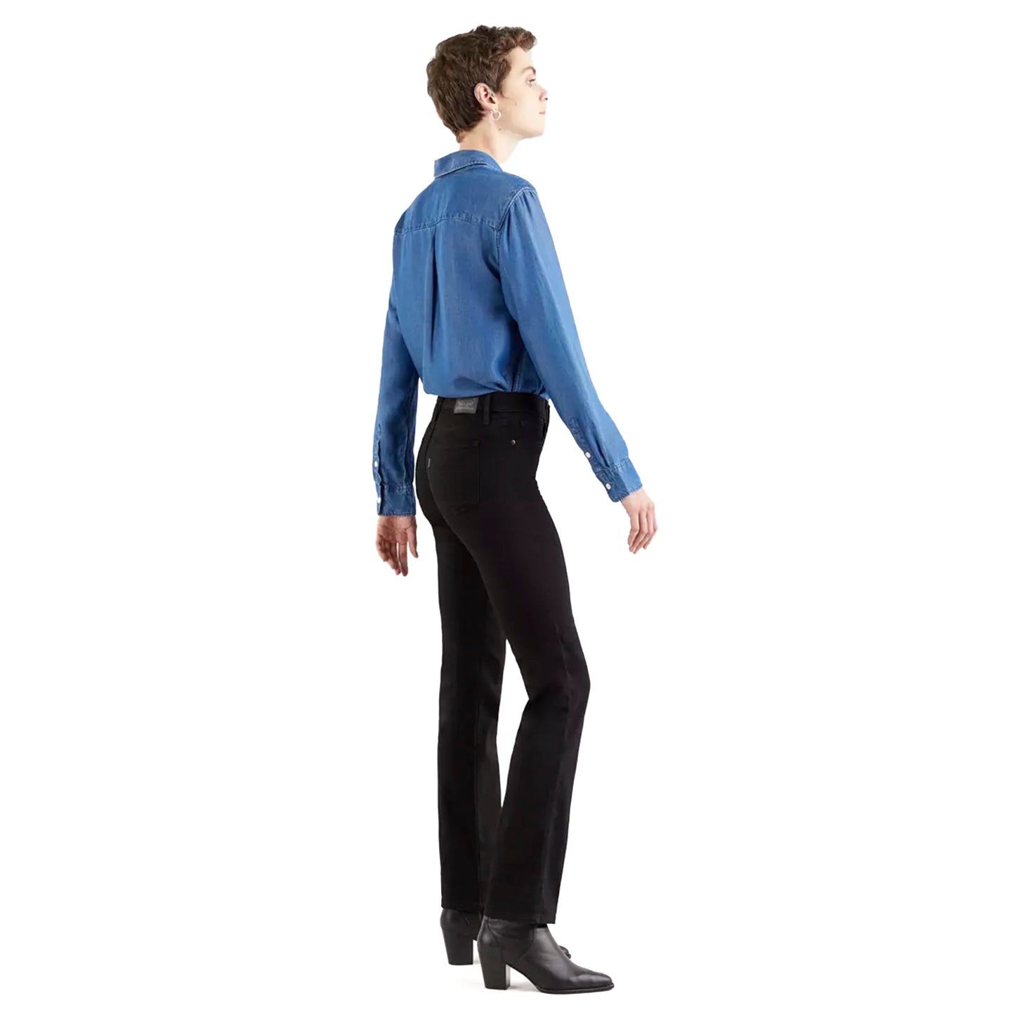 Jeans Urbano Mujer Levis 314 Shaping Straight Soft Black