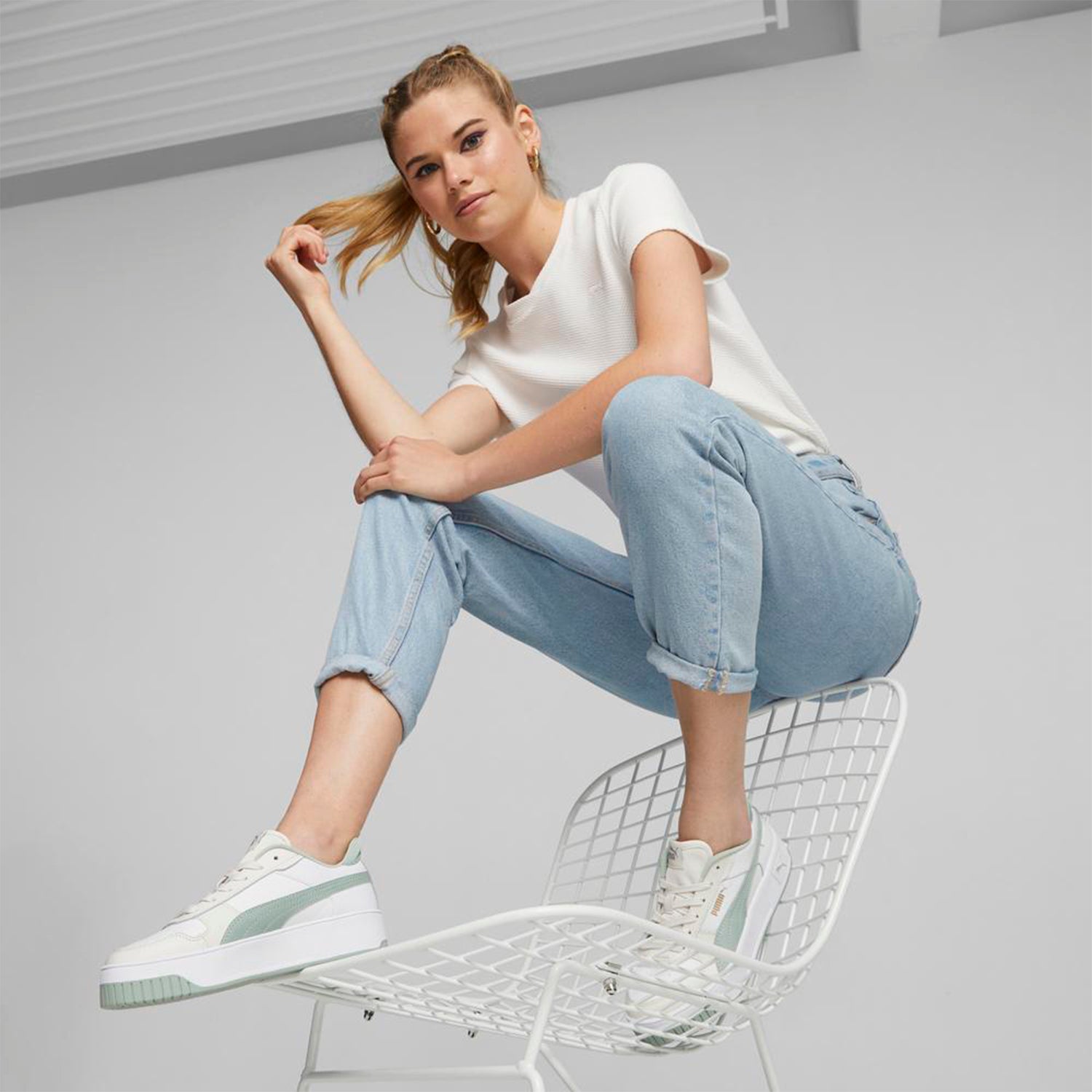 Zapatillas Puma Mujer Carina Street Blanco