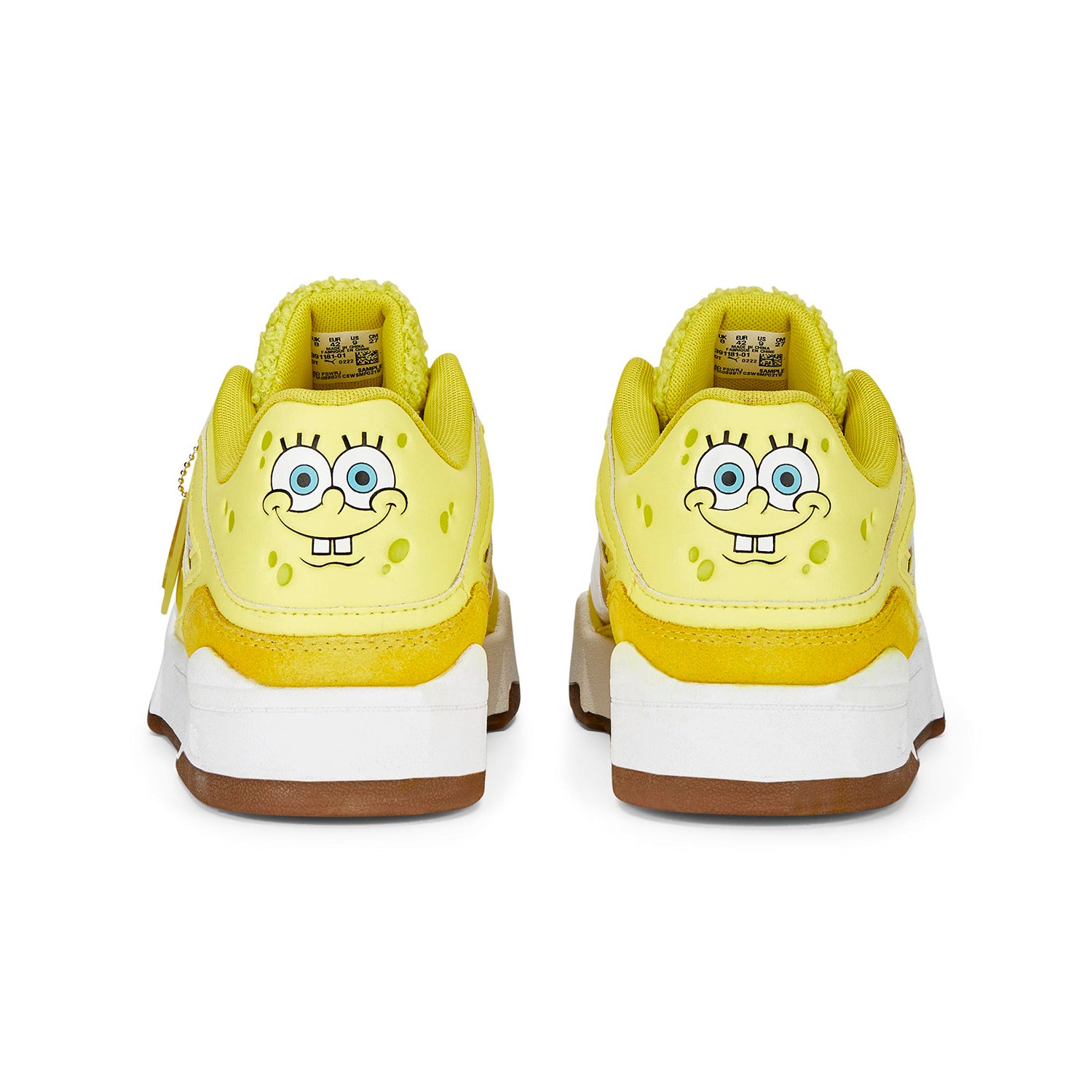 Spongebob Zapatos Puma Nuevos Estilos Amarillos Zapatillas
