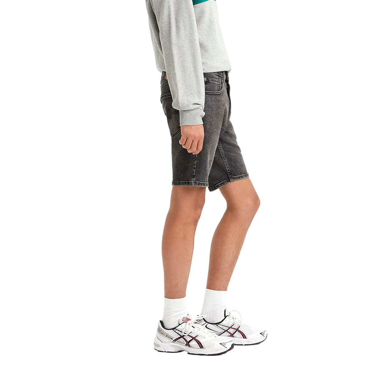 Short Urbano Hombre Levis 412 Slim Shorts Wax On Wax Off Adv Short color Negro Para uso diario - código 39387-0071