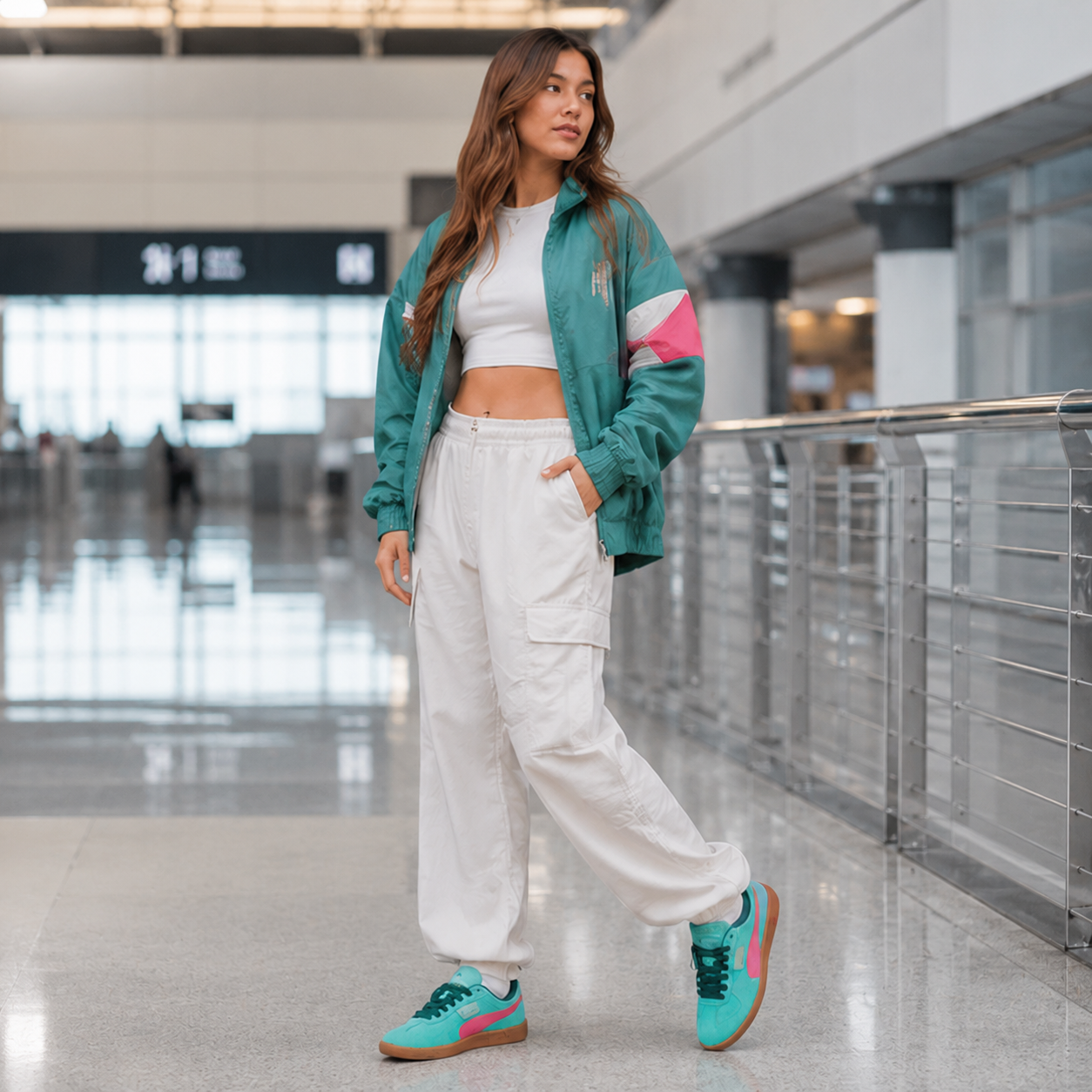 Zapatillas Puma Mujer Palermo Verde