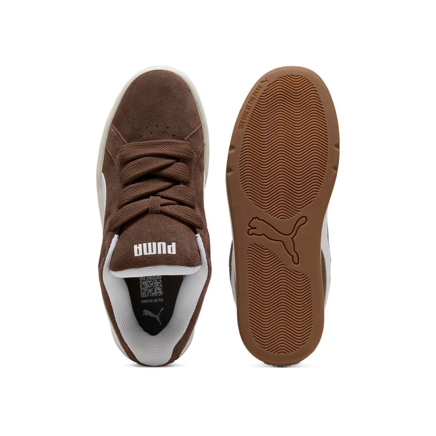 Zapatillas Puma Hombre Park Lifestyle Easy Suede Marron
