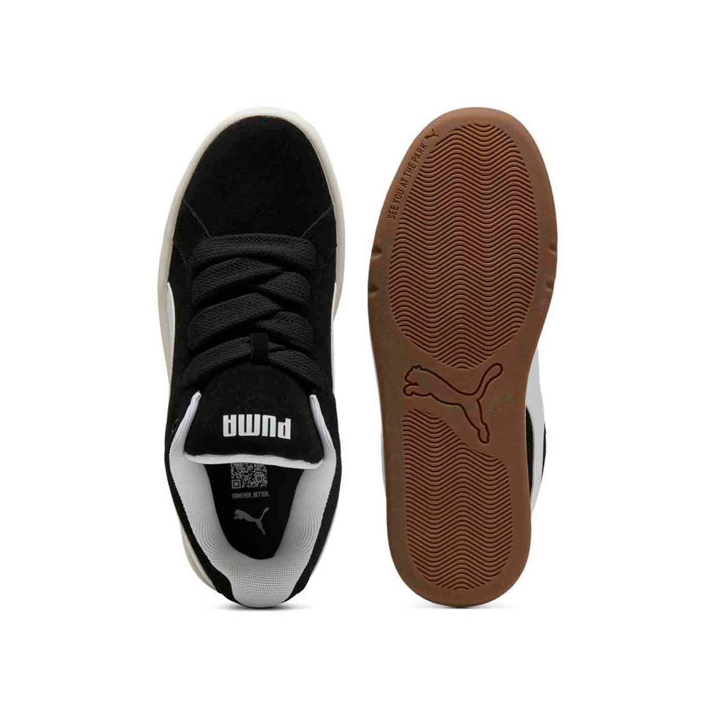 Zapatillas Puma Hombre Park Lifestyle Easy Suede Negro