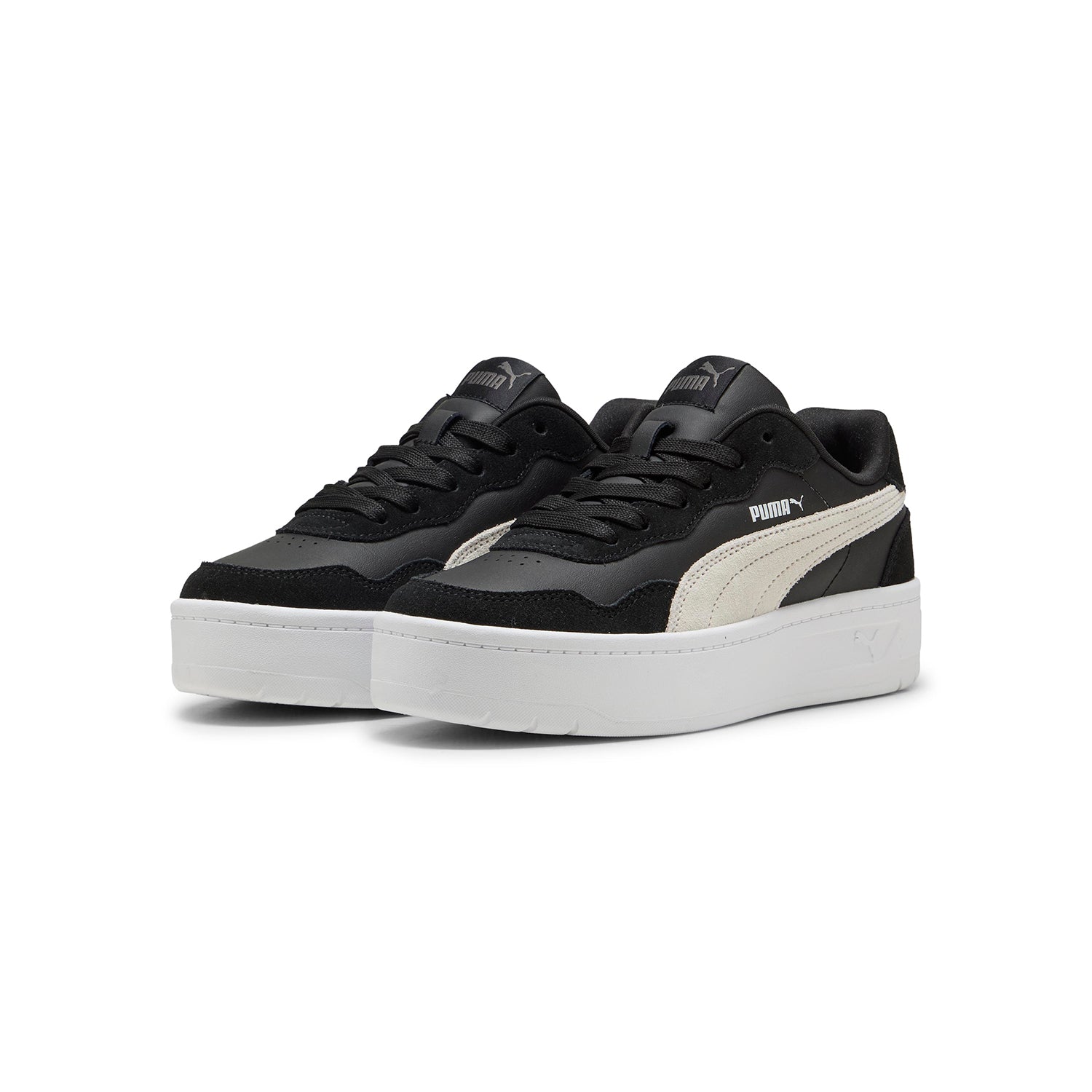 Zapatillas Puma Mujer Court Lally Skye Suede Negro