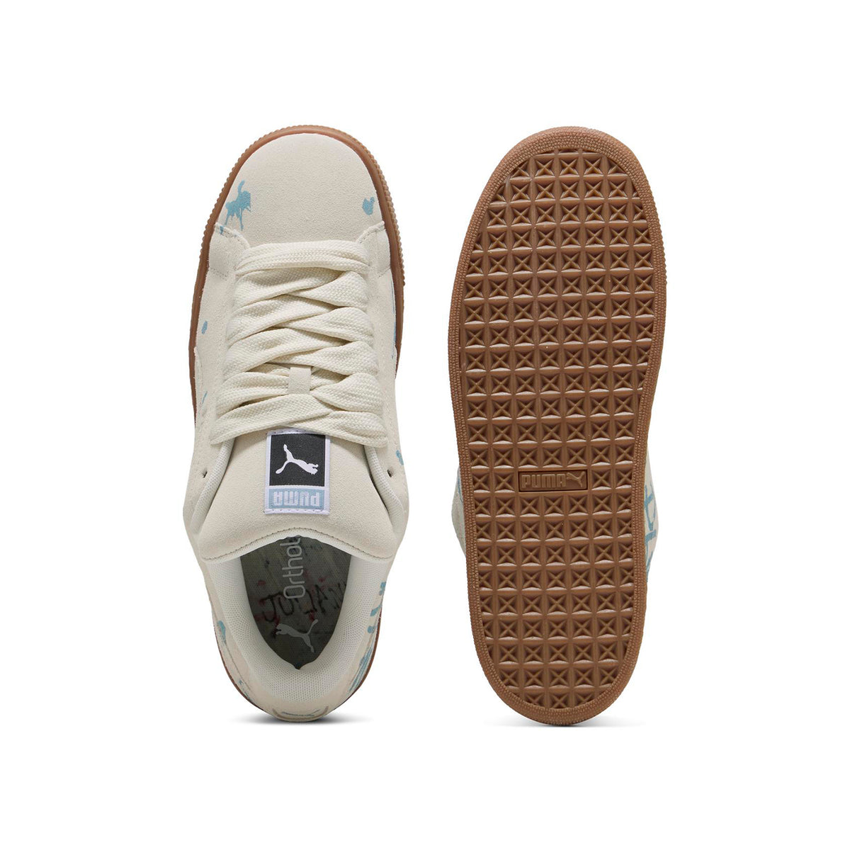 Zapatillas Urbano Hombre Puma Suede Xl Splatters