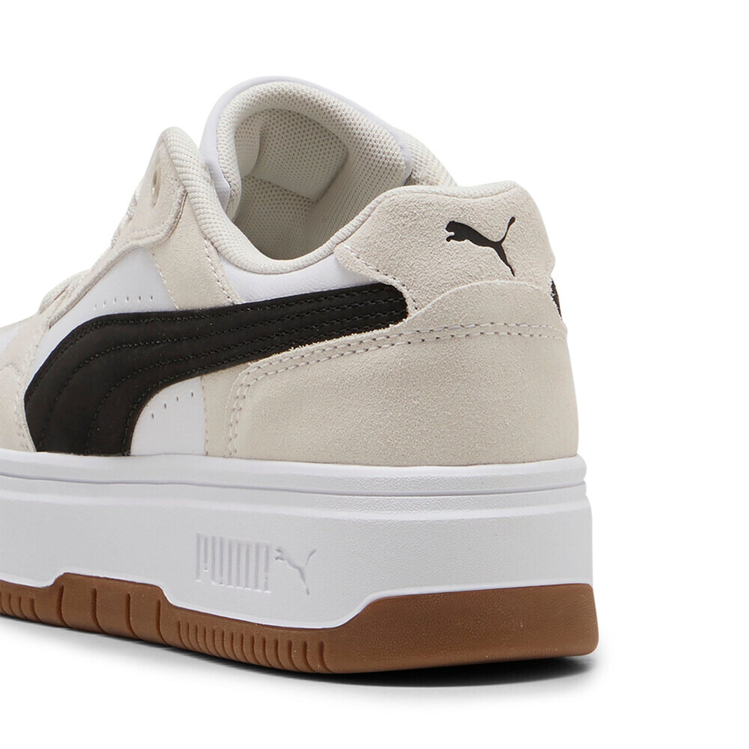 Zapatillas Puma Mujer Rebound Femme Low Suede Blanco