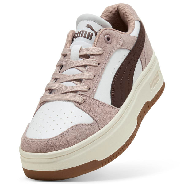 Zapatillas Puma Mujer Rebound Femme Low Suede Beige