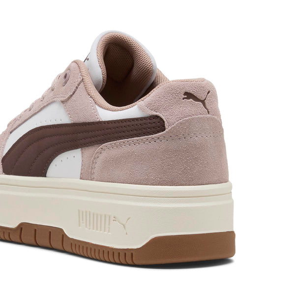 Zapatillas Puma Mujer Rebound Femme Low Suede Beige