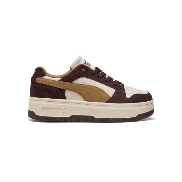 Zapatillas Puma Mujer Rebound Femme Low Suede Marron