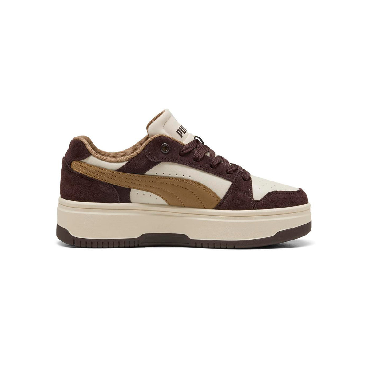 Zapatillas Puma Mujer Rebound Femme Low Suede Marron