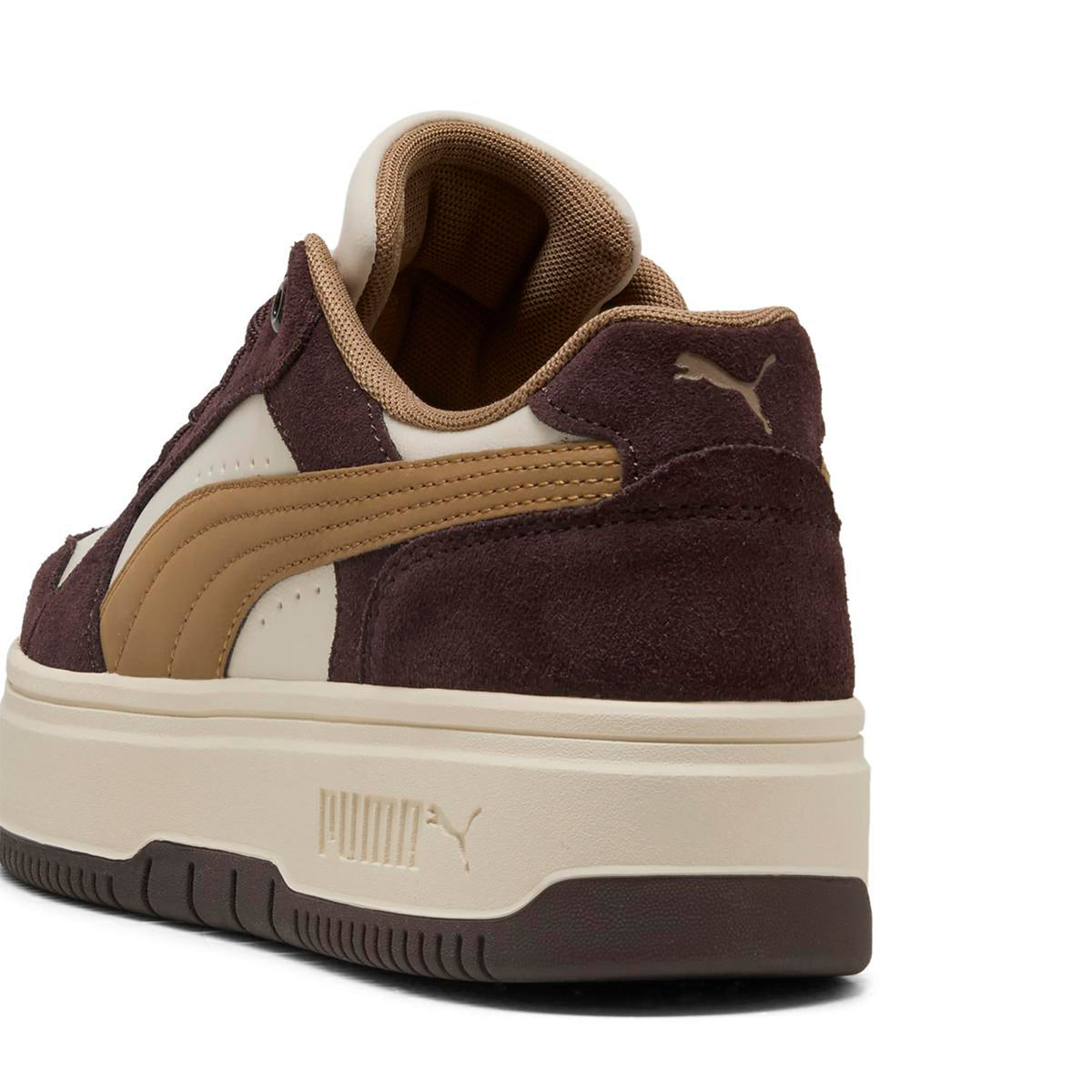 Zapatillas Puma Mujer Rebound Femme Low Suede Marron