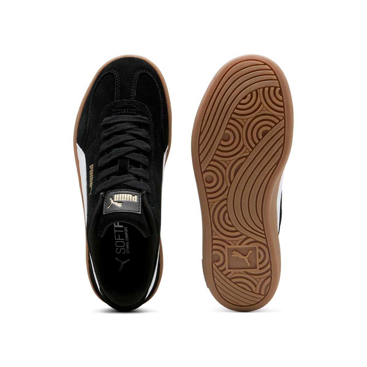 Zapatillas Puma Mujer Club II Era Platform SD Negro
